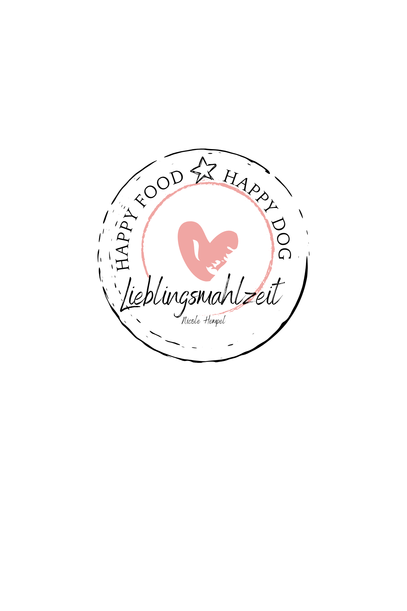 Happy Food Happy Dog Logo, Nicole Hempel